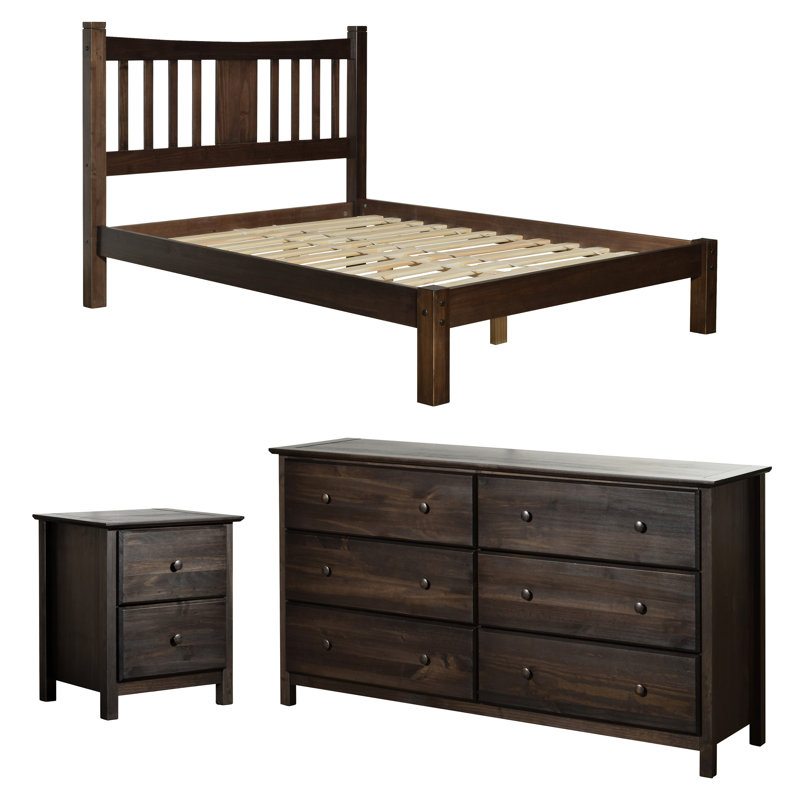 Grain Wood Furniture Shaker Platform Configurable Bedroom Set & Reviews